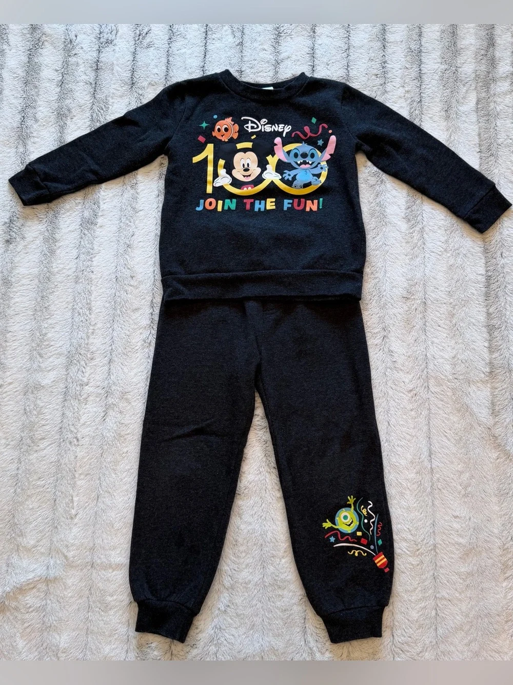 Disney Kids' 'Join The Fun' Graphic Sweatshirt & Joggers